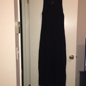 Black maxi dress